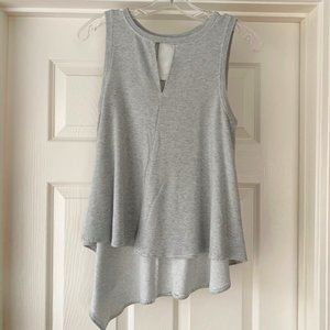Heather brand assymetrical knit tank SP